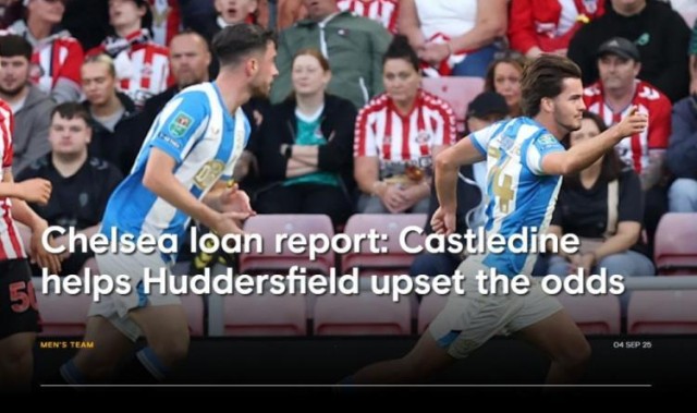 切尔西外租球员动态：斯堡三将迅速立足；卡斯尔丁在哈镇发挥亮眼